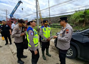 Polda Jateng Kawal Perbaikan Tanggul Jebol di Grobogan, Pastikan Arus dan Distribusi Logistik Tetap Aman