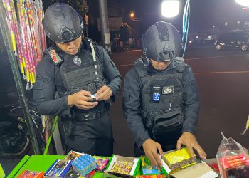 Tim Sparta Amankan Seorang Wanita Penjual Petasan di Sekarpace, Ratusan Mercon Disita
