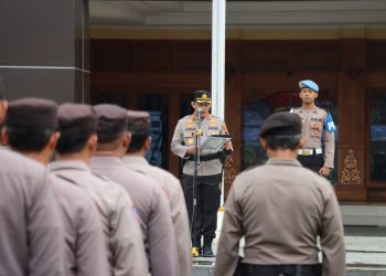 Pimpin Apel Perdana Sebagai Kapolresta Surakarta, Kombes Pol Catur Tekankan Disiplin dan Pelayanan Humanis