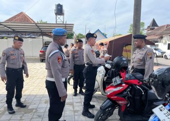 Penegakan Disiplin Internal, Propam Cek Kelengkapan Personel Sat Samapta Polresta Surakarta