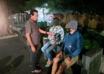 Ops Pekat Candi 2026, Polsek Laweyan Amankan Dua Peminum Miras di Jalan Bhayangkara